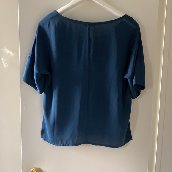 Babaton Navy Front Pocket Blouse - Picture 3 of 3